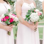 Classic Soft Pink Romantic Wedding Bridesmaid Bouquet